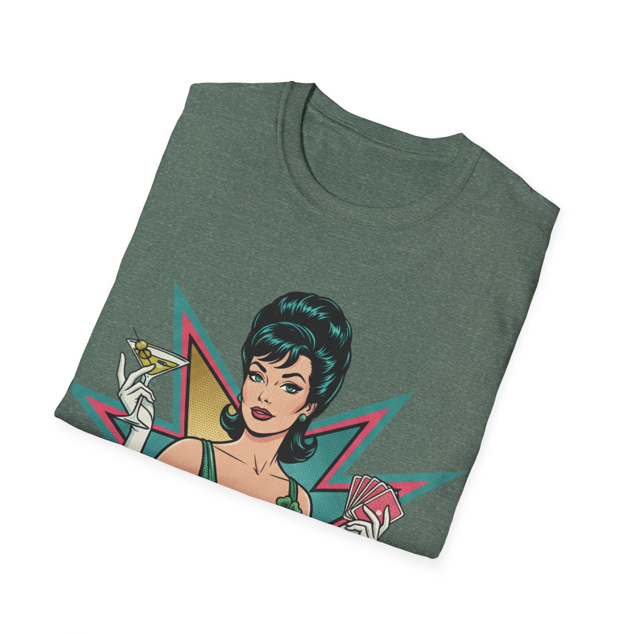 Lady Luck Vintage Pinup T-Shirt