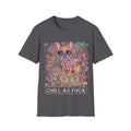 Chill As Fuck French Bulldog T-Shirt — Retro Psychedelic Pet Graphic Tee