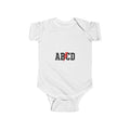 ABC Lightning Infant Bodysuit — Playful Alphabet Graphic Baby Onesie
