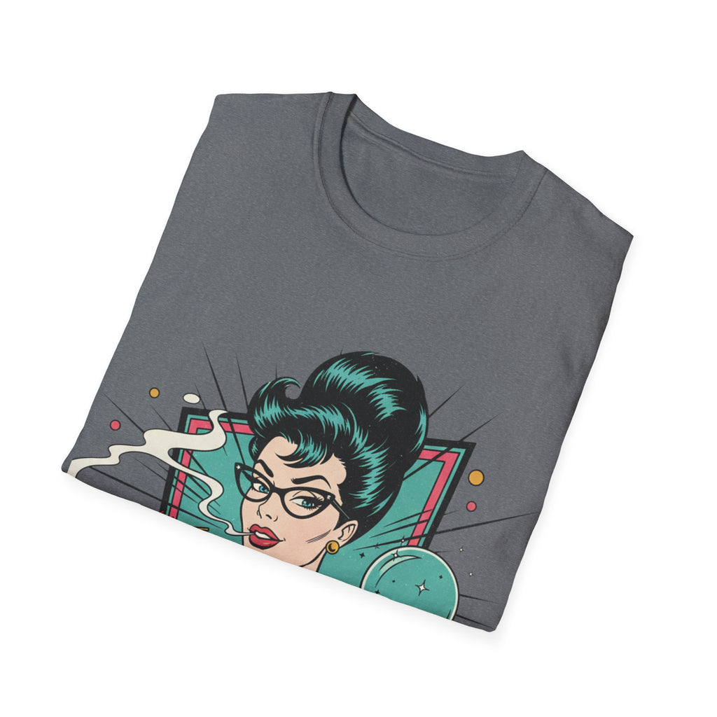 Spiritual Witch Retro T‑Shirt — “90% Spiritual 10% Bitch” Crystal Ball Tee