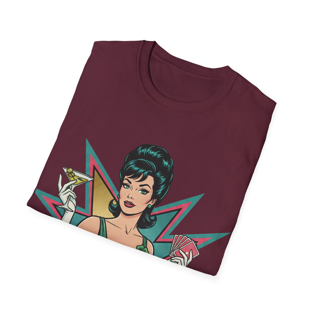 Lady Luck Vintage Pinup T-Shirt
