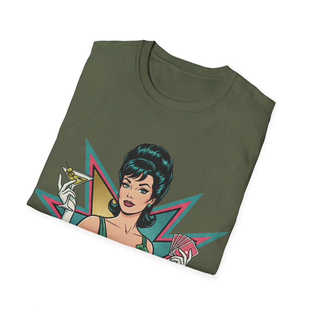 Lady Luck Vintage Pinup T-Shirt