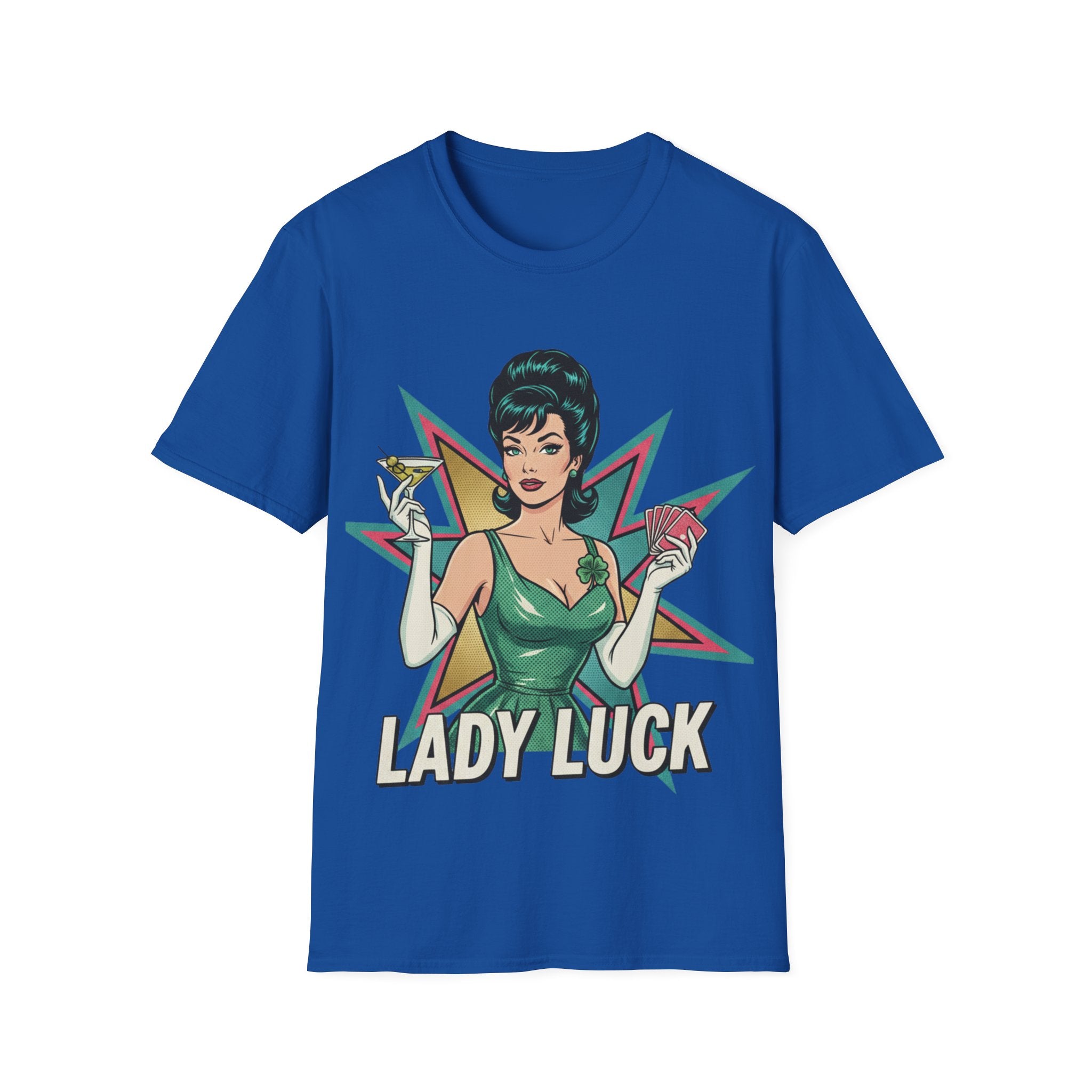 Lady Luck Vintage Pinup T-Shirt