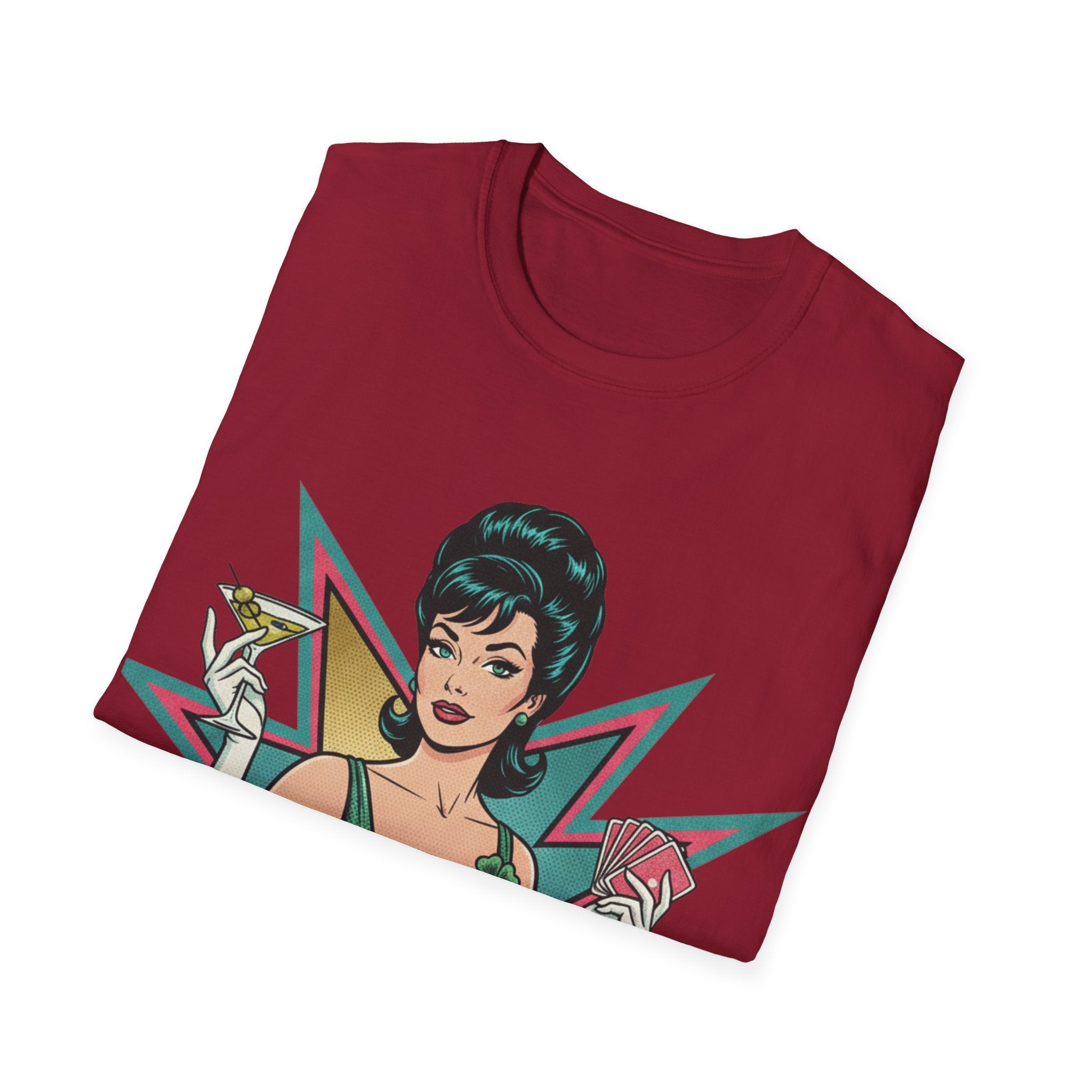 Lady Luck Vintage Pinup T-Shirt