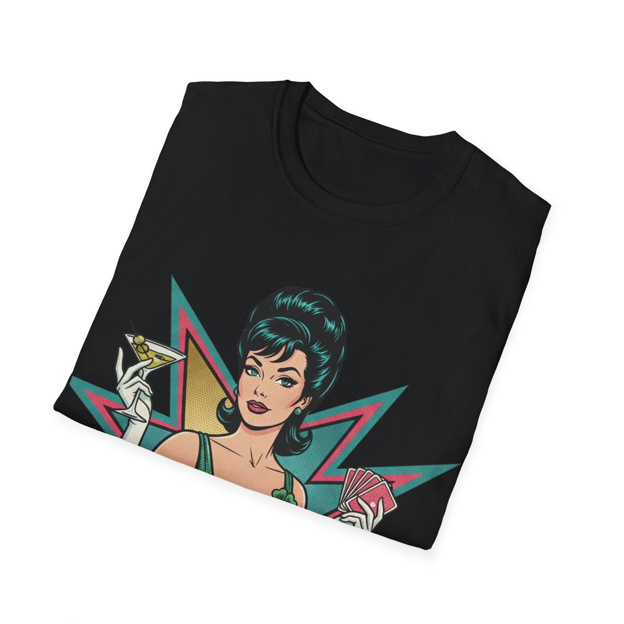 Lady Luck Vintage Pinup T-Shirt