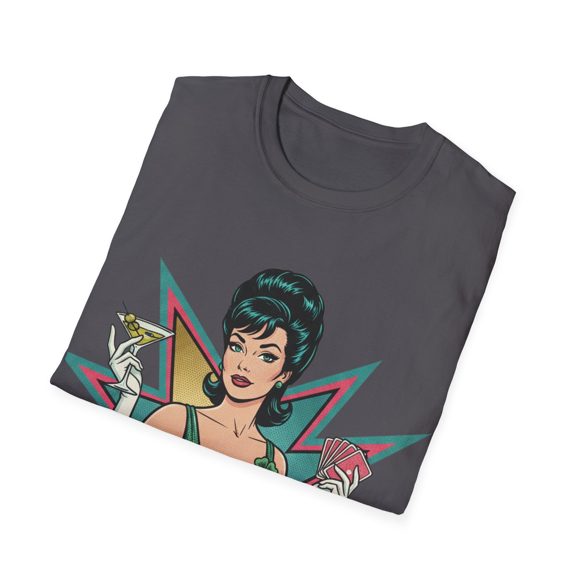 Lady Luck Vintage Pinup T-Shirt
