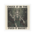 Occult Goddess Car Magnet — "Chuck It in the Fuck-It Bucket"