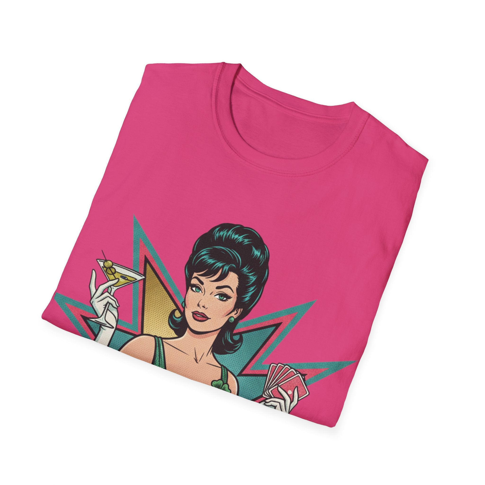 Lady Luck Vintage Pinup T-Shirt