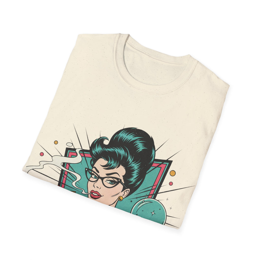 Spiritual Witch Retro T‑Shirt — “90% Spiritual 10% Bitch” Crystal Ball Tee