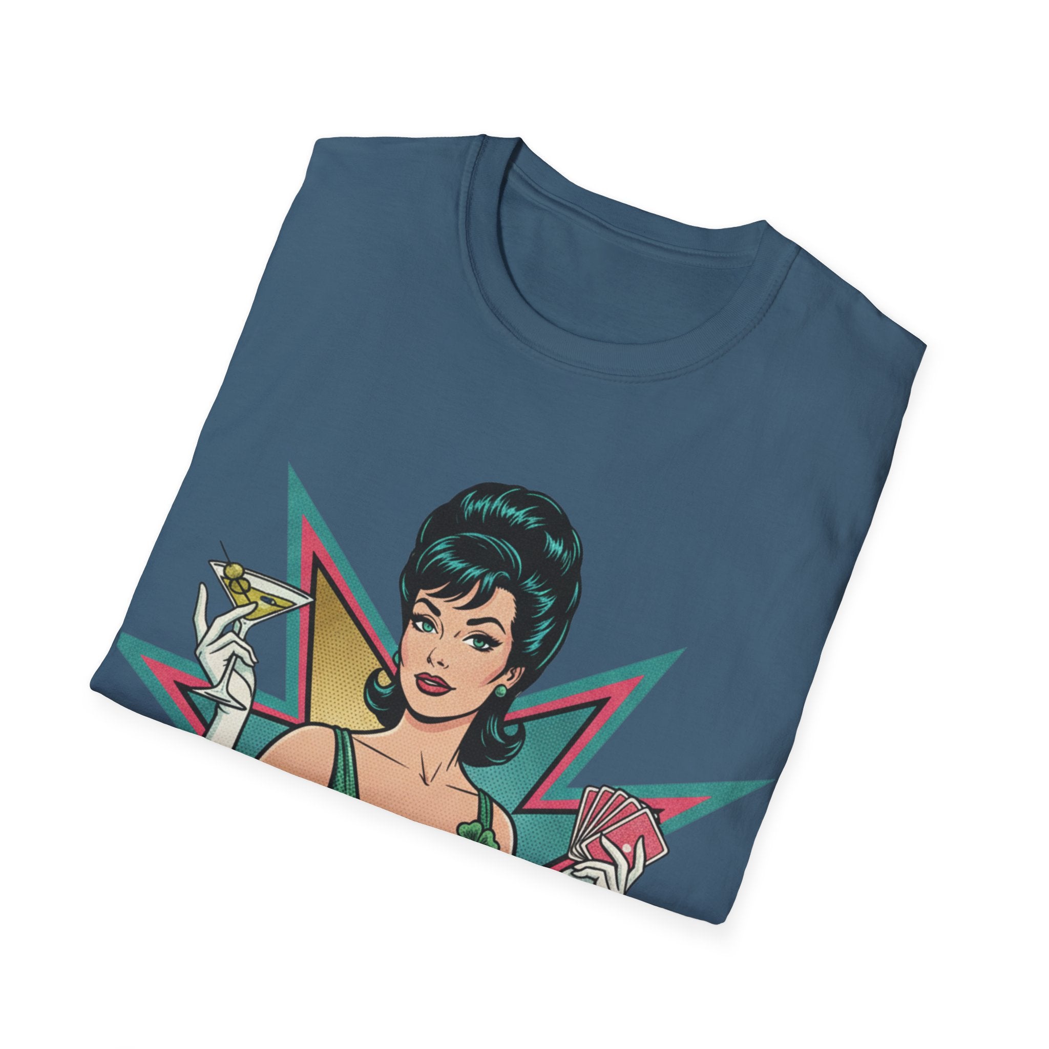 Lady Luck Vintage Pinup T-Shirt