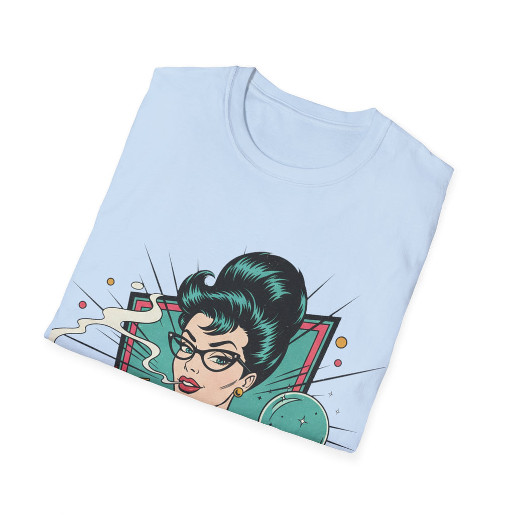 Spiritual Witch Retro T‑Shirt — “90% Spiritual 10% Bitch” Crystal Ball Tee